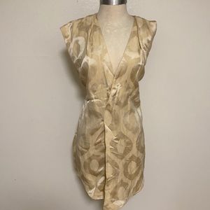 Isabel Marant Cream Beige Sleeveless Mini Dress 38